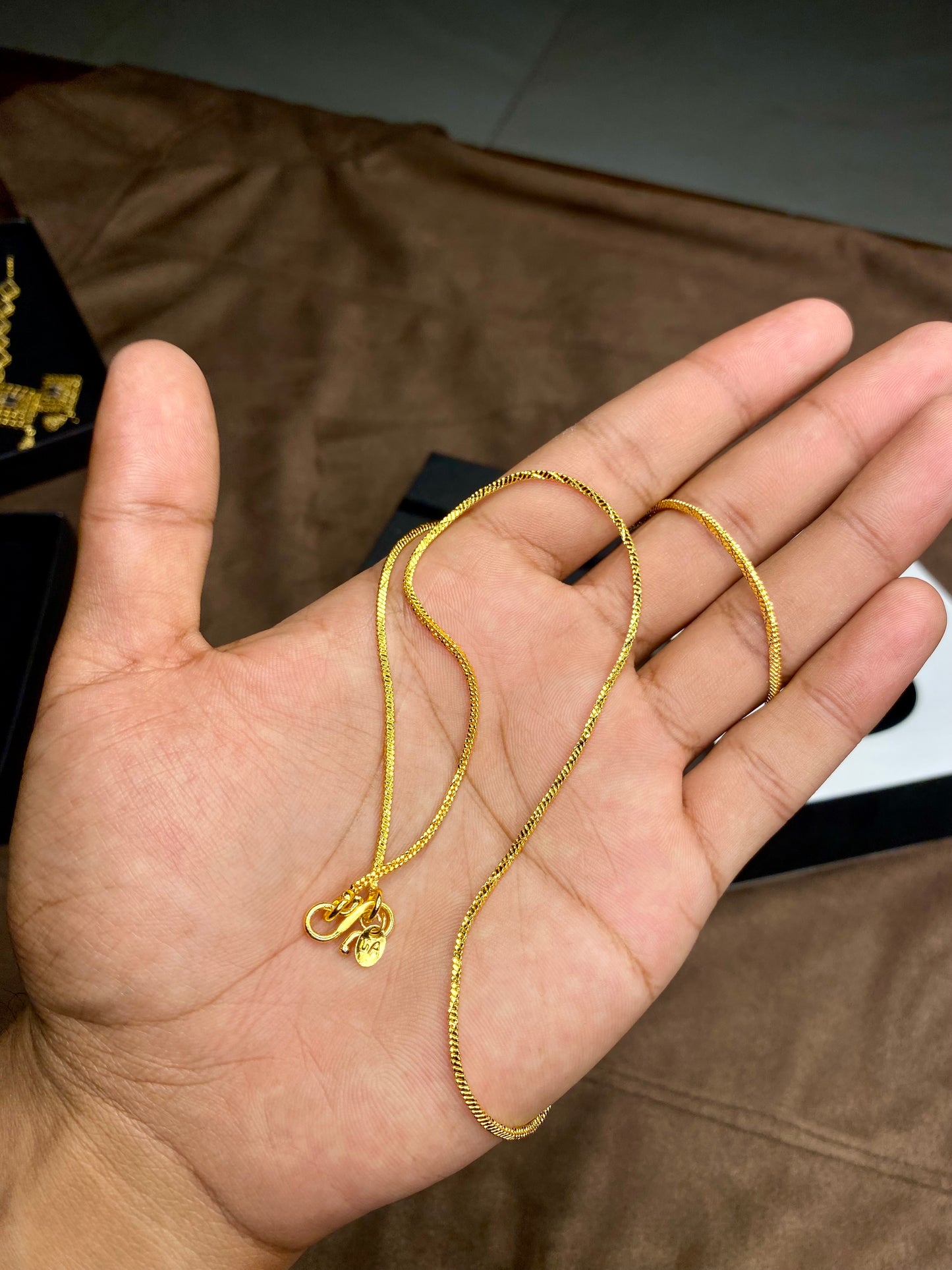 Royal Floral Gold Necklace Set